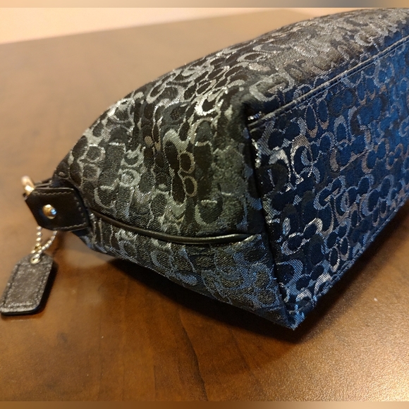 Coach EUC+++ Optic Art Demi Signature Baguette Y2K Mini Black & Silver Vintage - Picture 5 of 12
